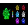 3D LED lampa – Santa Claus