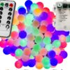 Párty osvětlení – 5 m, 50 LED diod, barevné, na baterie