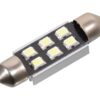 Žárovka 6 LED CAN-BUS s rezistorem – bílá, 12V