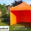 Zahradní párty stan PROFI STEEL 3 x 4,5 – oranžová