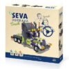 Stavebnice Seva Doprava Truck plast 402 dílků v krabici 35x33x5cm