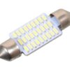 Žárovka 27 SMD LED 12V, suf. SV8.5 38 mm bílá