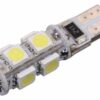 Žárovka 9 LED  CAN-BUS ready s rezistorem – bílá, 12V